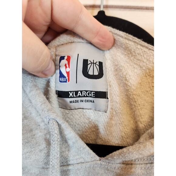 NBA‎ Houston Rockets Logo Gray Pullover Sweatshirt Hoodie Size XL - Picture 3 of 6